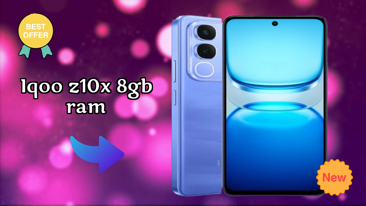 IQOO Z10x 8GB RAM Display Technology: 6.72 Inches (17.07 Cm) Screen