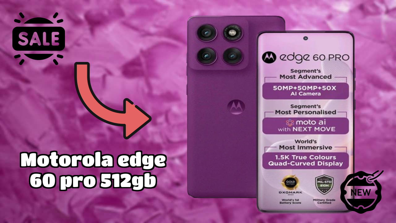 Motorola Edge 60 Pro 512GB Display Review: P-OLED Screen