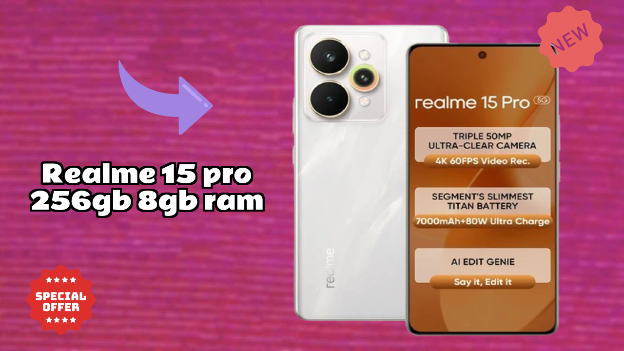 Realme 15 Pro 256GB 8GB RAM Price Drop Alert: Now Just ₹30,999